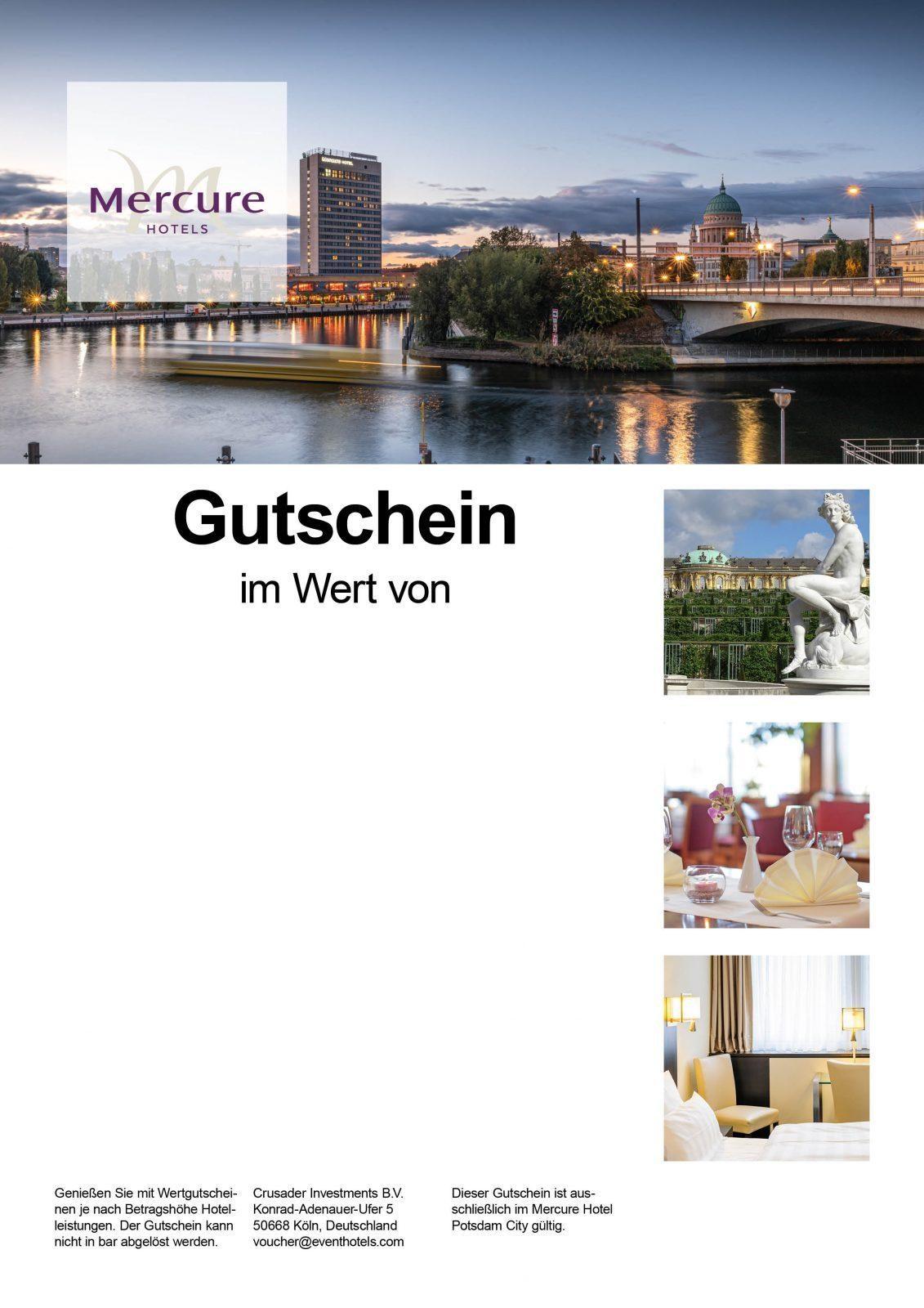 Hotel Gutschein in Potsdam verschenken
